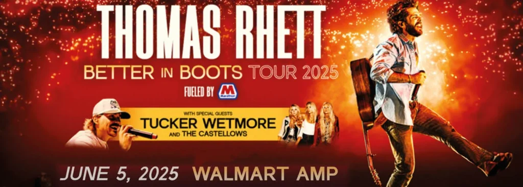 Thomas Rhett at Walmart AMP