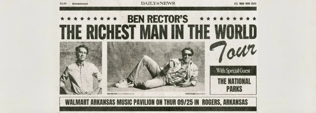 Ben Rector at Walmart AMP